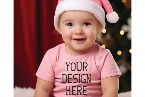 Christmas Cute Baby Pink Mockups Bundle Mock Up Photo sublimationhouse29 