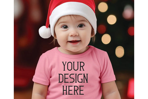 Christmas Cute Baby Pink Mockups Bundle Mock Up Photo sublimationhouse29 