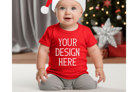Christmas Cute Baby Red Mockups Bundle Mock Up Photo sublimationhouse29 