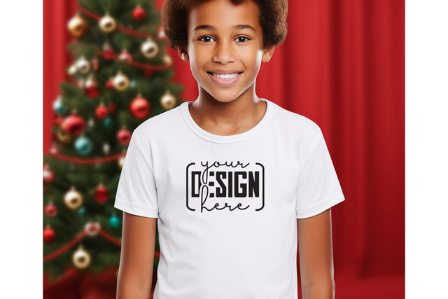 Christmas Cute Baby White T-Shirt Mockups SVG sublimationhouse29 