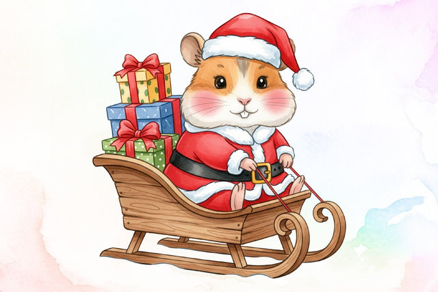 Christmas Cute mouse PNG Sublimation designartist 