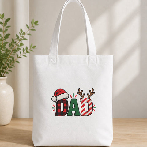 Christmas Dad Embroidery Design – Santa Hat Reindeer Antlers Holiday Machine Embroidery File Embroidery/Applique DESIGNS PatternFeed8 