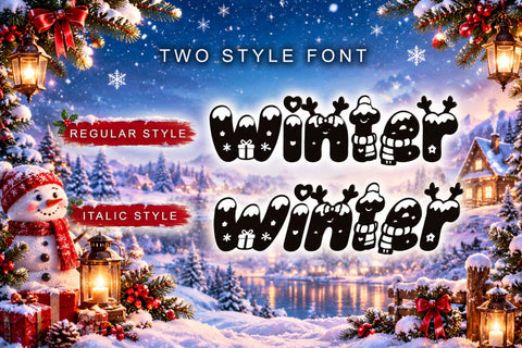 Christmas Dariona Font Prasetya Letter 