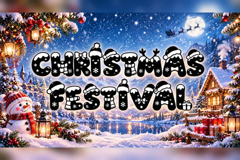 Christmas Dariona Font Prasetya Letter 
