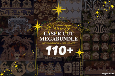 Christmas Decor Laser Cut Megabundle SVG SvgOcean 