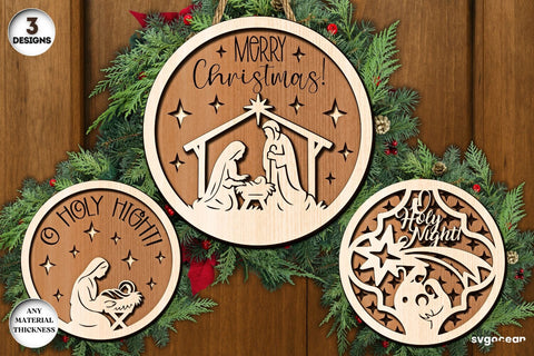 Christmas Decor Laser Cut Megabundle SVG SvgOcean 