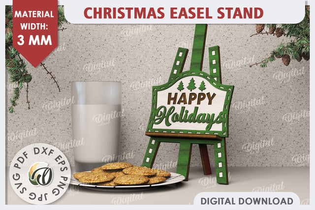 Christmas Decoration Laser Cut. Welcome Christmas Sign SVG SVG Evgenyia Guschina 