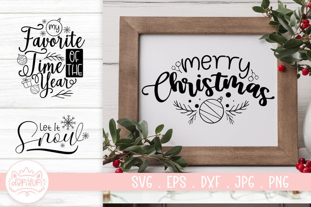 Christmas Decoration SVG Cut File SVG dapiyupi store 