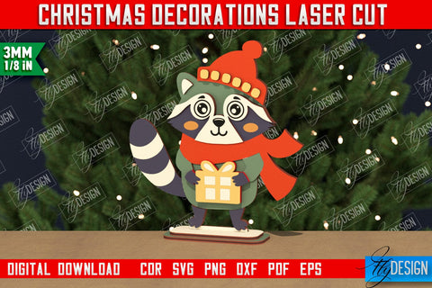 Christmas Decorations Bundle | Gift Idea | Decorative Figurine | Table Statuette | CNC Files SVG Fly Design 