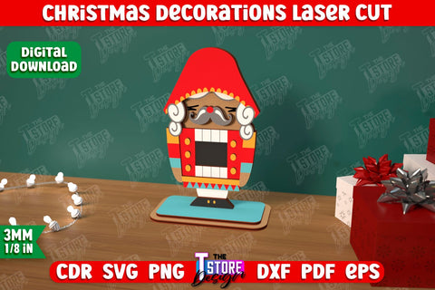 Christmas Decorations Bundle | Gift Idea | Decorative Figurine | Table Statuette | CNC Files SVG The T Store Design 