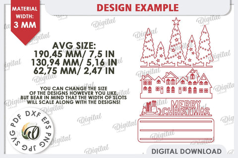 Christmas Decorations Laser Cut Bundle. XMas Home Decor SVG SVG Evgenyia Guschina 