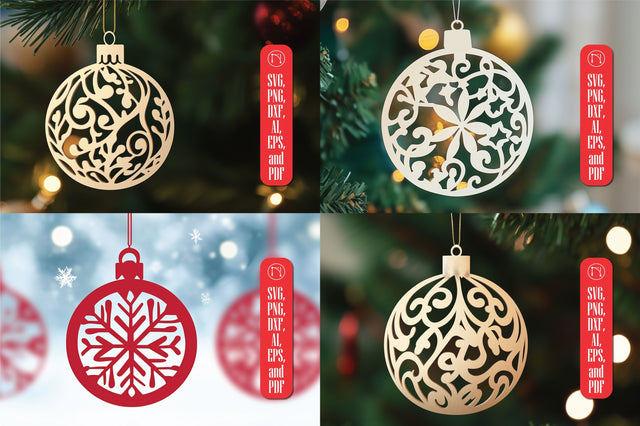 Christmas Decorations SVG Cut File Bundle SVG MD JOYNAL ABDIN 