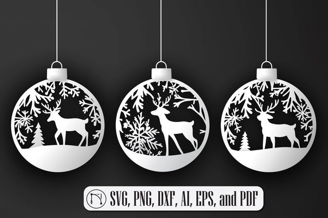 Christmas Decorations SVG Cut File SVG MD JOYNAL ABDIN 