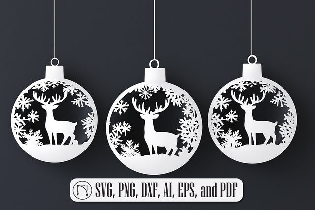 Christmas Decorations SVG Cut File SVG MD JOYNAL ABDIN 