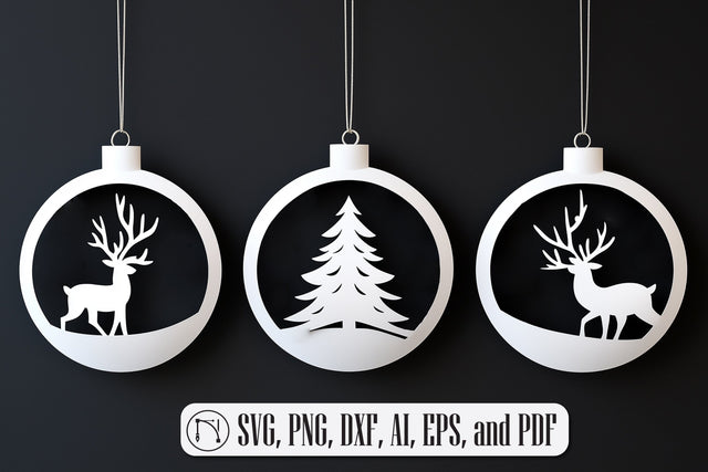Christmas Decorations SVG Cut File SVG MD JOYNAL ABDIN 