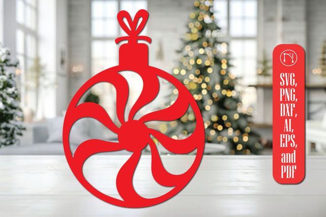 Christmas Decorative Ball SVG Cut File SVG MD JOYNAL ABDIN 