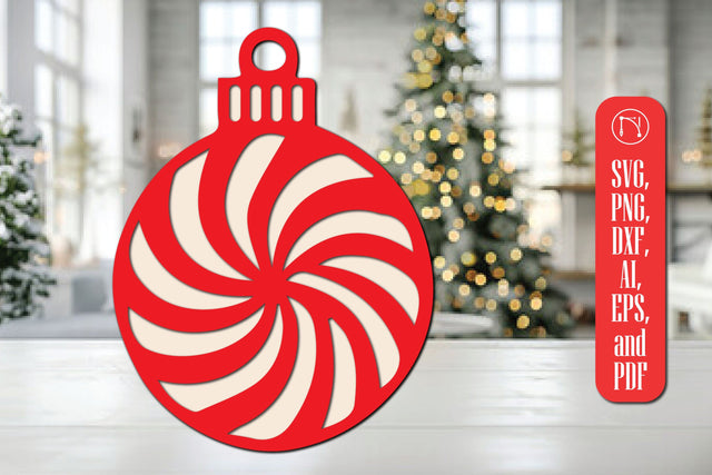 Christmas Decorative Ball SVG Cut File SVG MD JOYNAL ABDIN 