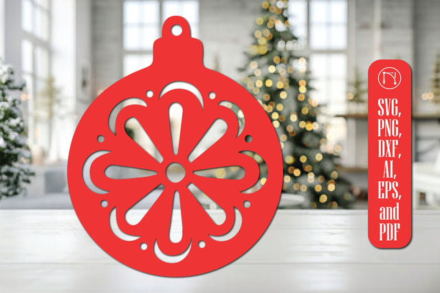 Christmas Decorative Ball SVG Cut File SVG MD JOYNAL ABDIN 