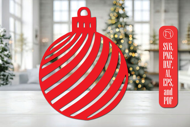 Christmas Decorative Ball SVG Cut File SVG MD JOYNAL ABDIN 