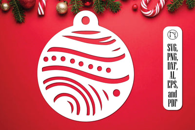Christmas Decorative Ball SVG Cut File SVG MD JOYNAL ABDIN 