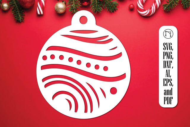 Christmas Decorative Ball SVG Cut File SVG MD JOYNAL ABDIN 