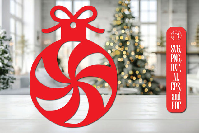 Christmas Decorative Ball SVG Cut File SVG MD JOYNAL ABDIN 