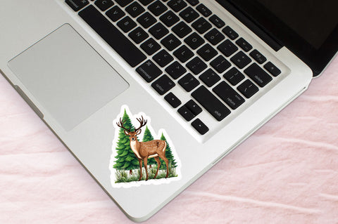 Christmas deer Sticker Design Sublimation Regulrcrative 