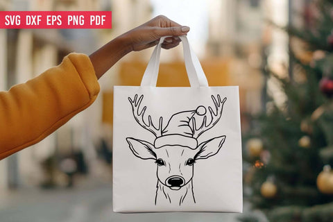 Christmas deer SVG | Christmas SVG file SVG Irina Ostapenko 