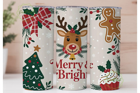 Christmas Delight Tumbler Wrap Sublimation PixelChick 