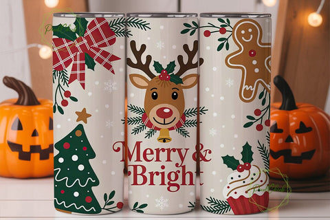 Christmas Delight Tumbler Wrap Sublimation PixelChick 