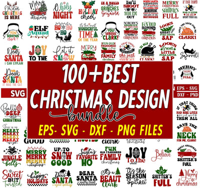 Christmas Design Bundle, Best designs of 2024 SVG CraftingStudio 