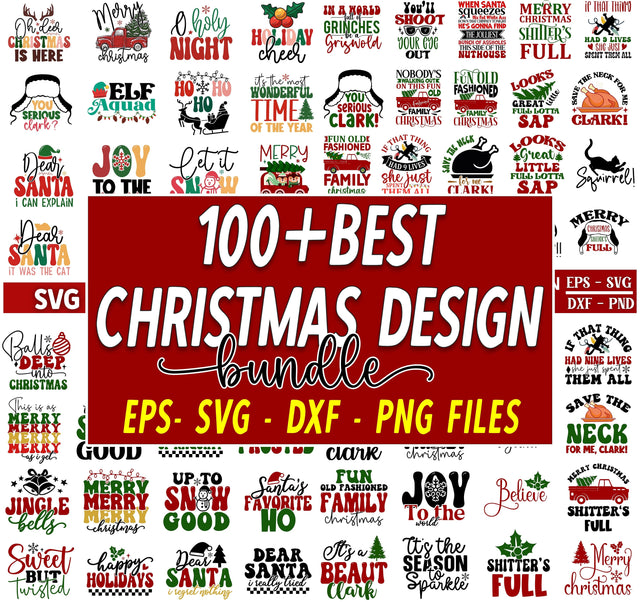 Christmas Design Bundle, Best designs of 2024 SVG CraftingStudio 