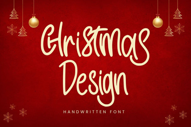 Christmas Design Font Sakha Design Studio 