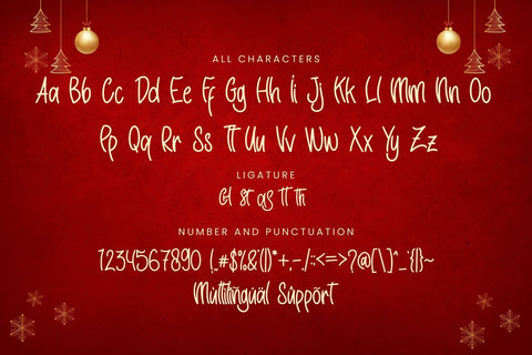 Christmas Design Font Sakha Design Studio 