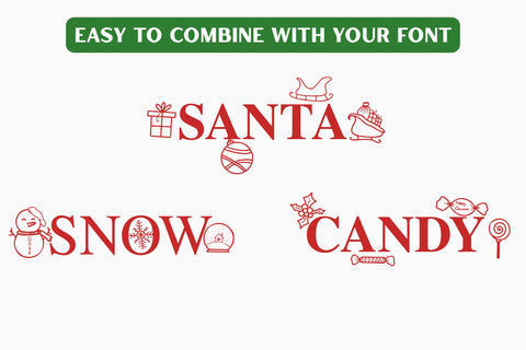 Christmas Dingbat Font Dm Letter Studio 