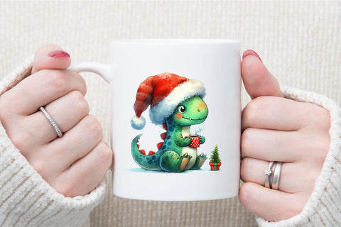 Christmas Dinosaur Sublimation Clipart Sublimation designartist 