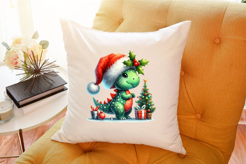 Christmas Dinosaur Sublimation Clipart Sublimation designartist 
