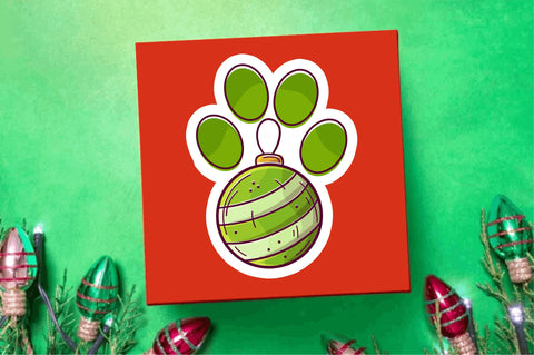Christmas dog clipart Stickers Design Sublimation Regulrcrative 
