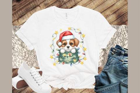 Christmas Dog PNG Clipart Sublimation designartist 