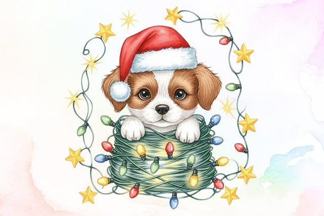 Christmas Dog PNG Clipart Sublimation designartist 