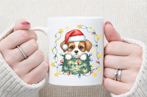 Christmas Dog PNG Clipart Sublimation designartist 
