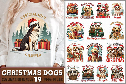 Christmas Dog Puns Sublimation Bundle Sublimation Shetara Begum 