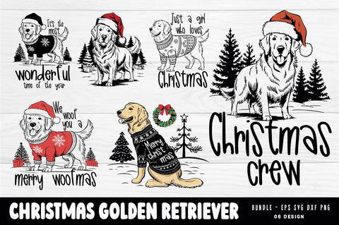 Christmas Dog Quote Design Bundle, Christmas T-shirt Set , Dog tshirt SVG SVG FiveStarCrafting 