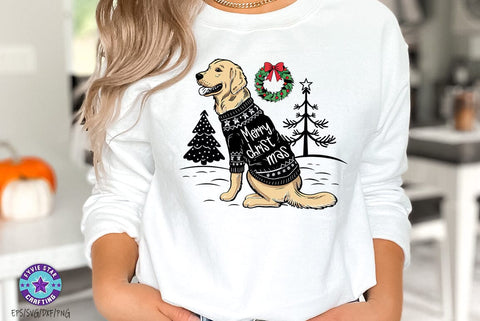 Christmas Dog Quote Design, Christmas T-shirt , Dog tshirt Merry Christmas SVG FiveStarCrafting 