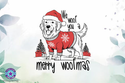 Christmas Dog Quote Design, Christmas T-shirt , Dog tshirt SVG FiveStarCrafting 