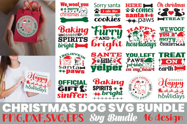 Christmas Dog Svg Bundle SVG Angelina750 