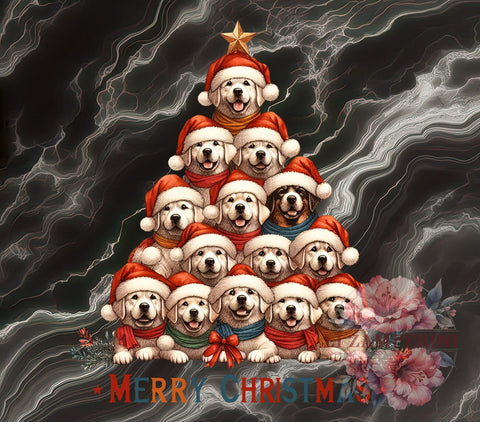 Christmas Dogs, Merry Christmas, PNG Download, Digital Sublimation, Dog Lover Gift, Holiday Decor, Cute Dog Graphics, Festive Pet Design Sublimation Li Zamperini 