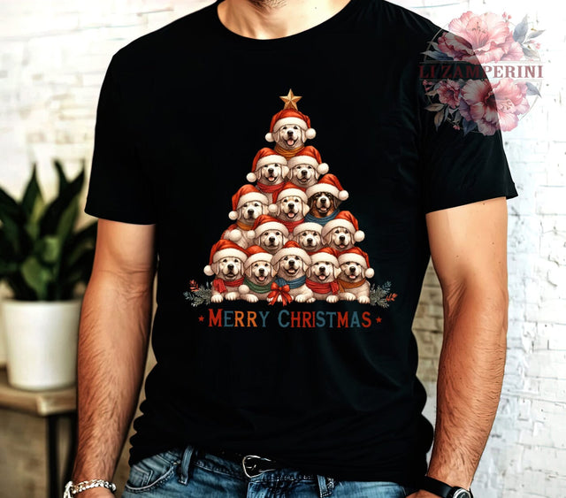 Christmas Dogs, Merry Christmas, PNG Download, Digital Sublimation, Dog Lover Gift, Holiday Decor, Cute Dog Graphics, Festive Pet Design Sublimation Li Zamperini 