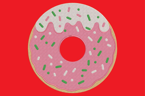 Christmas Donut Embroidery Design Embroidery/Applique DESIGNS designartist 