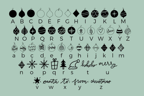 Christmas Doodles Font Font Beck McCormick 